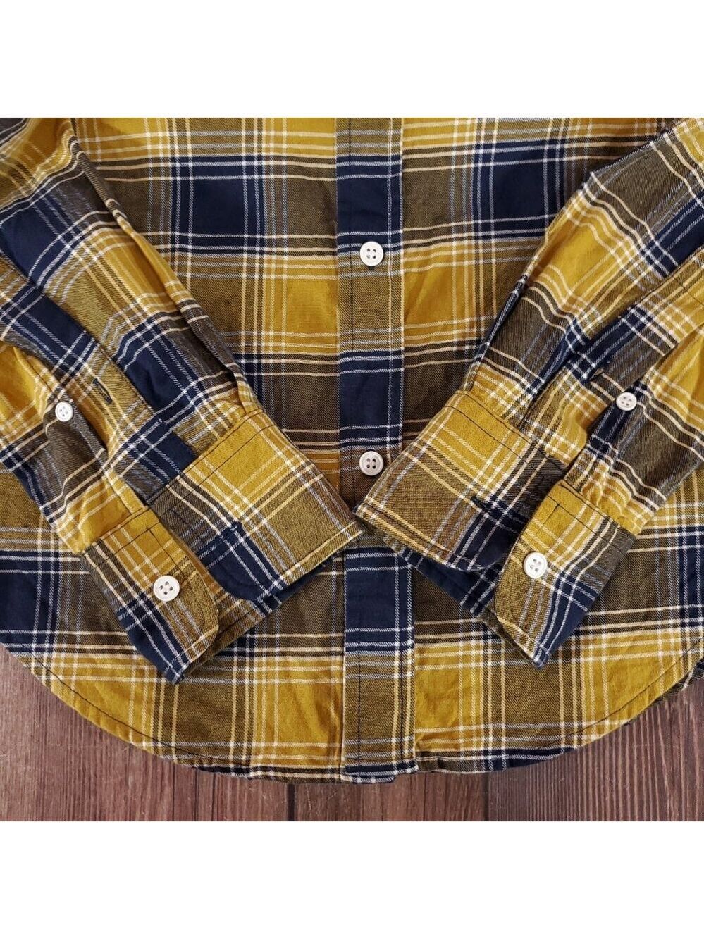 Band of Outsiders Mens Size 2 Medium Plaid LS Button Down Shirt USA Made - Picture 6 of 11